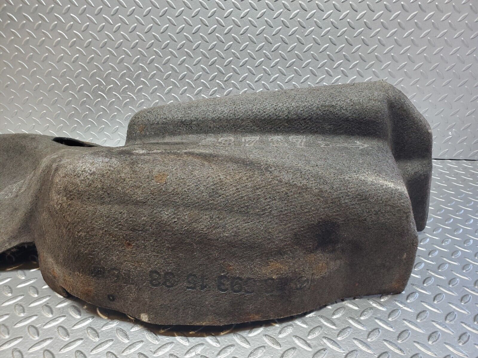 45717 Mercedes-Benz W126 420SE Trunk Cover Panel Left Side Brown