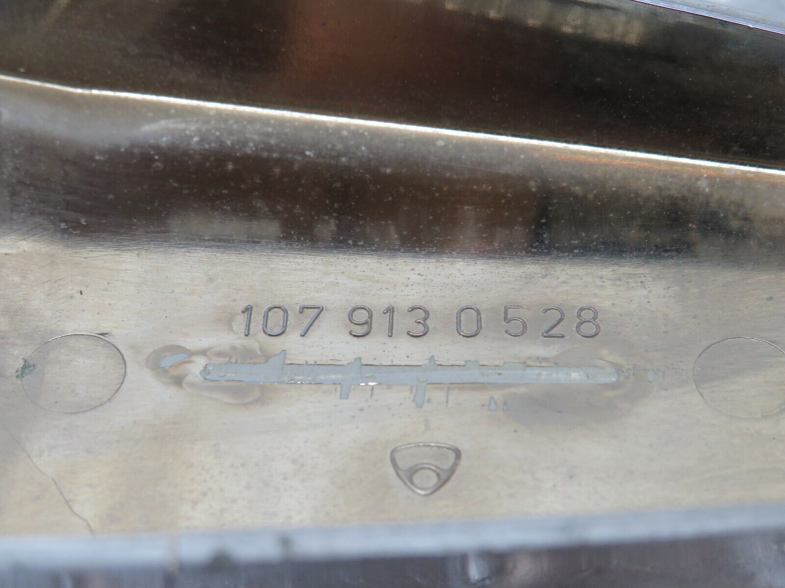 35656 Mercedes-Benz R107 280SL Seat Hinge Chrome Cover 1079130528