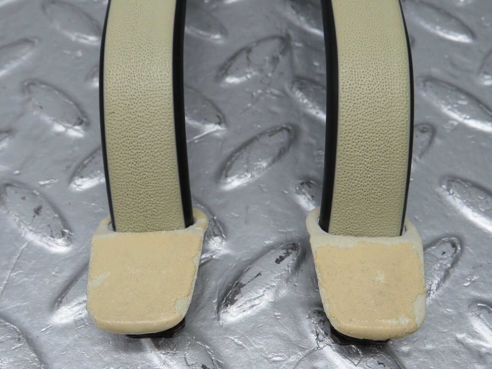 40194 Mercedes-Benz R107 Hardtop Roof Grab Handle Beige Pair