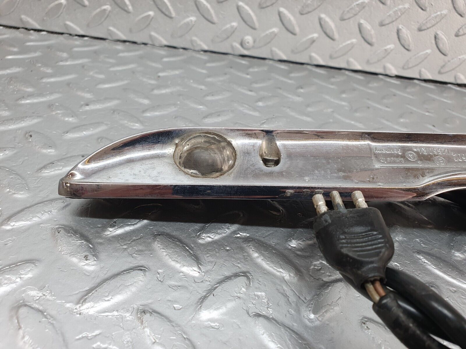 43163 Mercedes-Benz W108 280SE Number Plate Light Trunk Chrome Hella K12860 12860R4