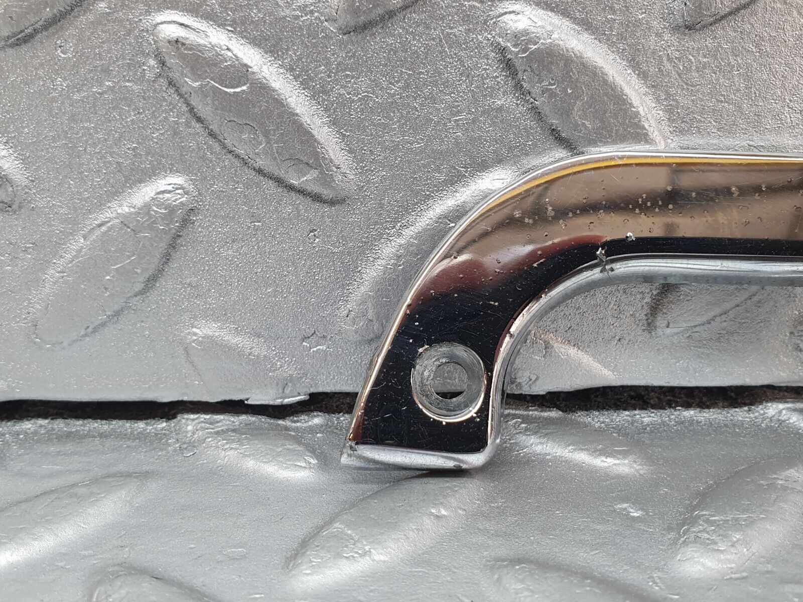 43155 Mercedes-Benz W108 W111 280SE Interior Chrome Door Latch Trim Left