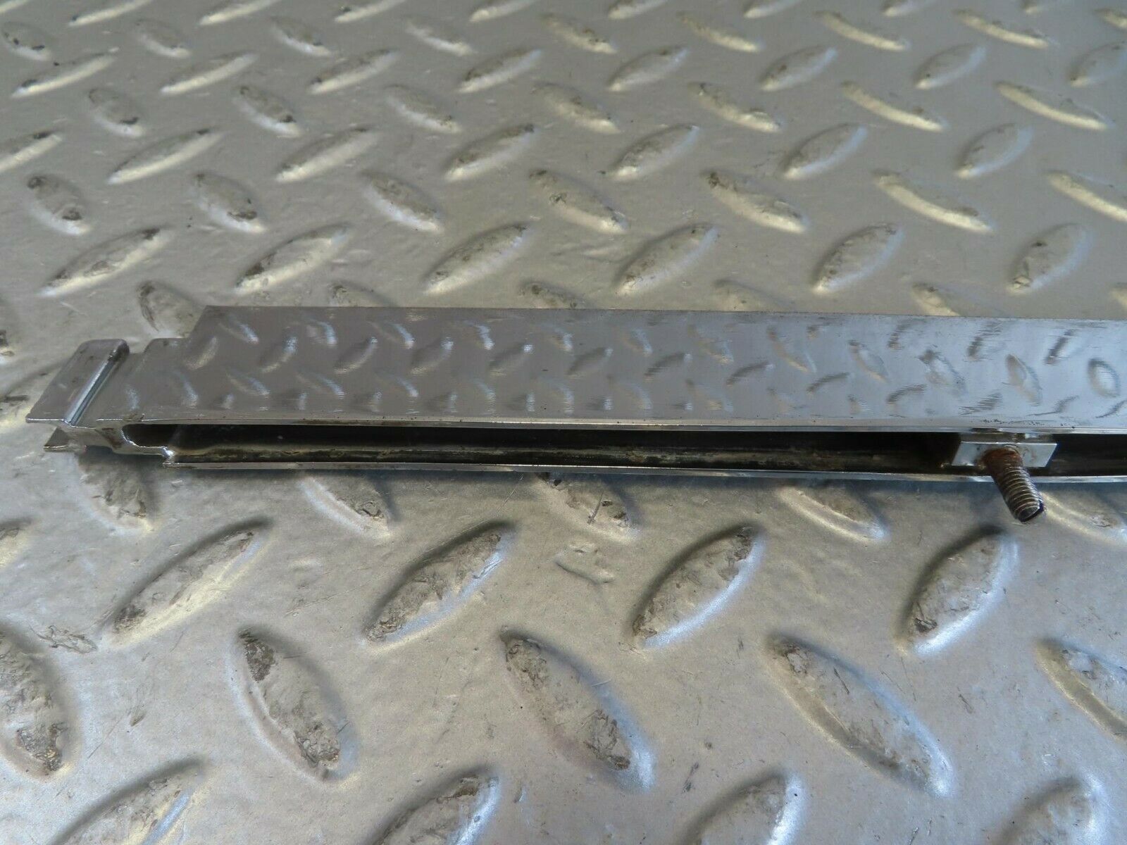 15719 Mercedes-Benz R107 450SL Trunk Chrome Handle Moulding Right 1076901480