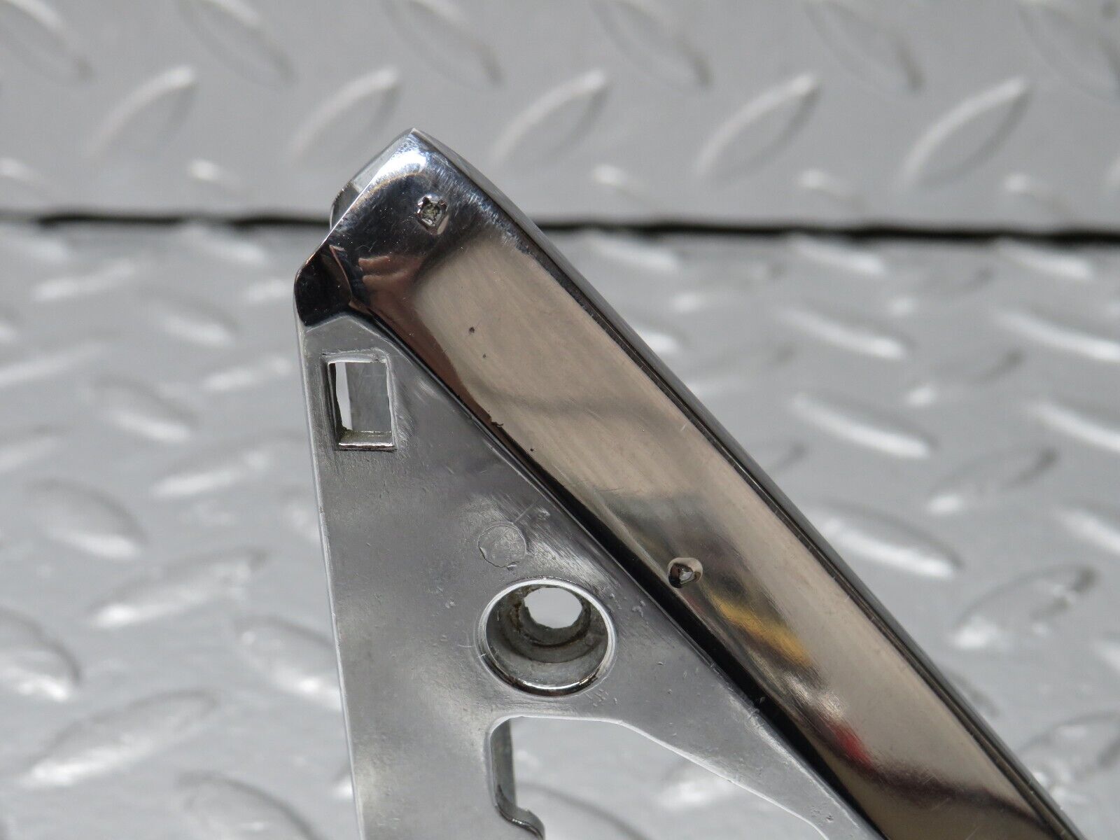 39121 Mercedes-Benz R107 500SL Right Wing Mirror Triangle Chrome Bracket