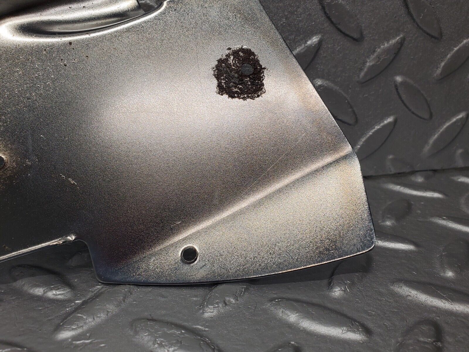 46442 Mercedes-Benz C123 280CE Coupe B Pillar Chrome Cover Left Side