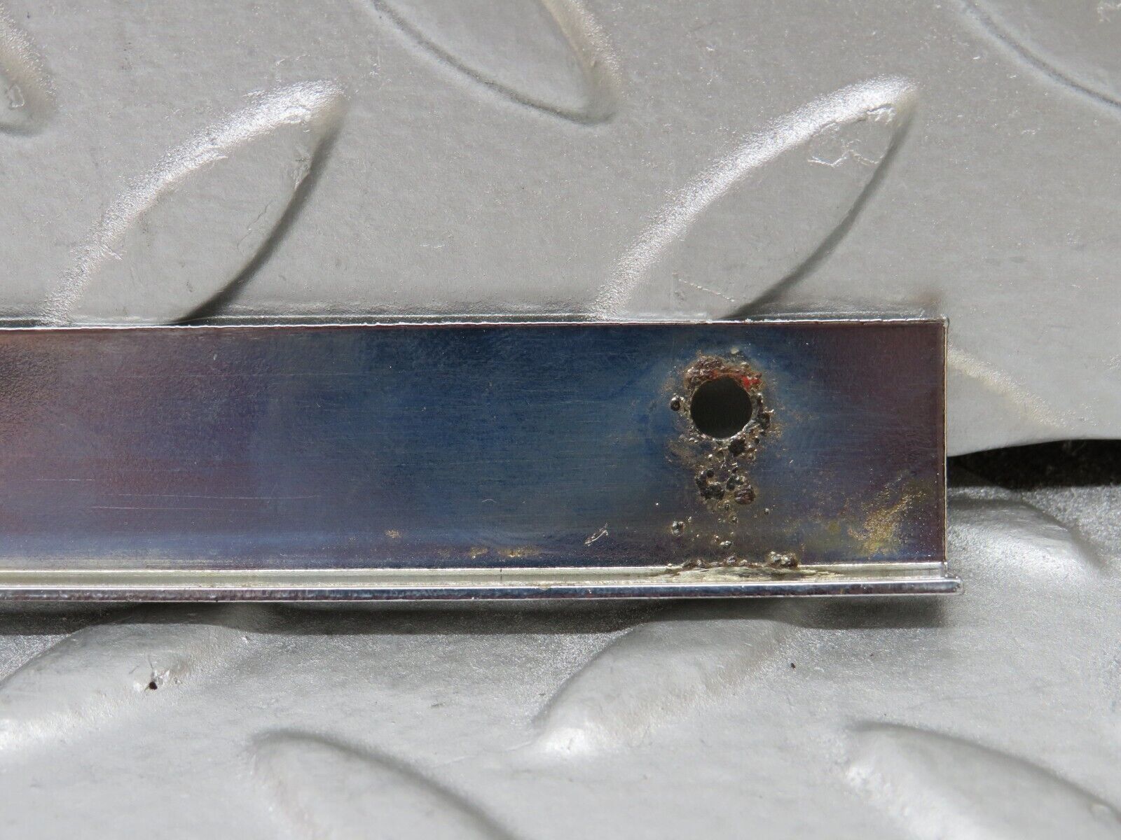 35518 Mercedes-Benz R107 280SL A Pillar Bottom Chrome Trim Left Side