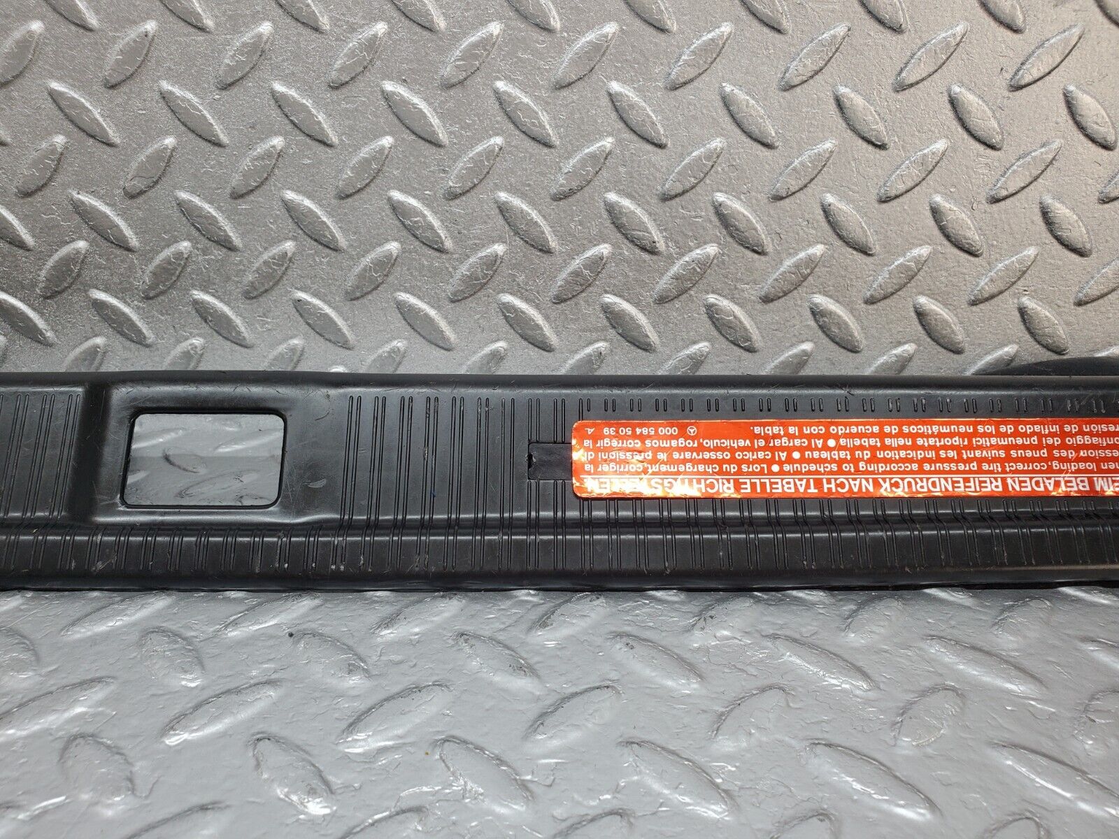 45109 Mercedes-Benz R129 300SL Coupe Boot Lock Cover Trim 1296980089