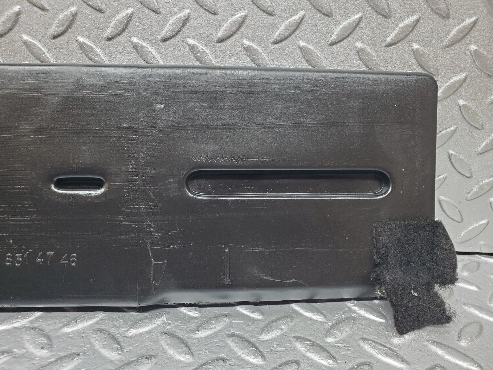 45626 Mercedes-Benz W126 420SE Air Duct Heater Ventilation Left 1268314746