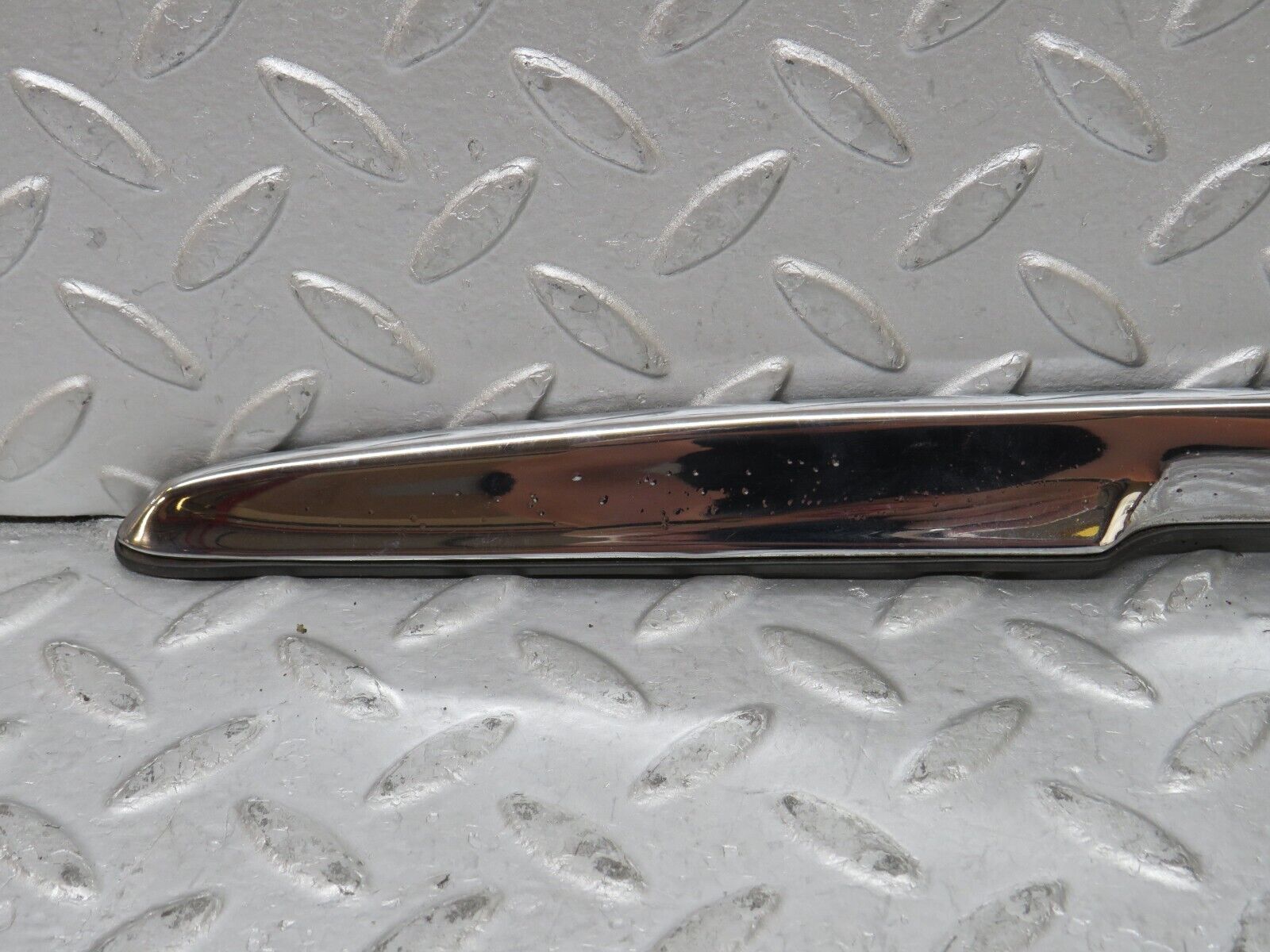 35490 Mercedes-Benz R107 280SL Trunk Chrome Handle Moulding 1077580202