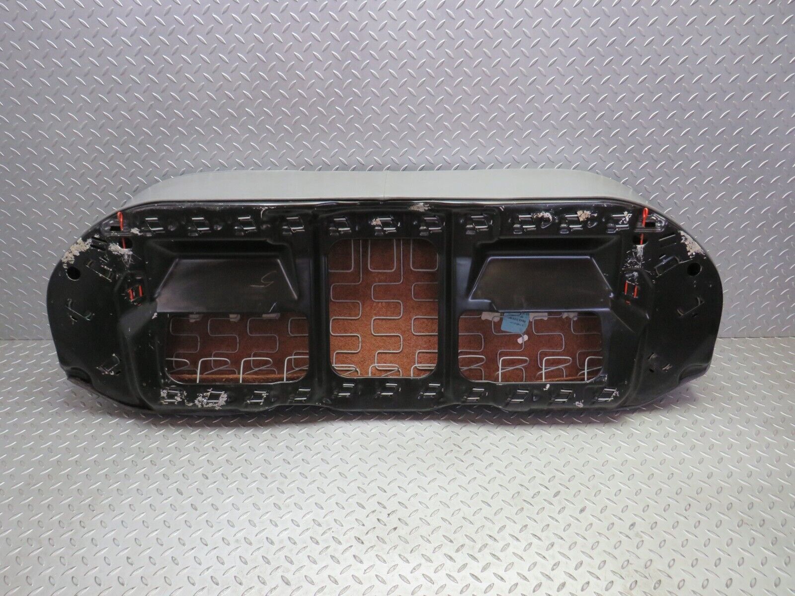 42911 Mercedes-Benz W126 420SE Rear Seat Leather Grey 1269202750 1269202716