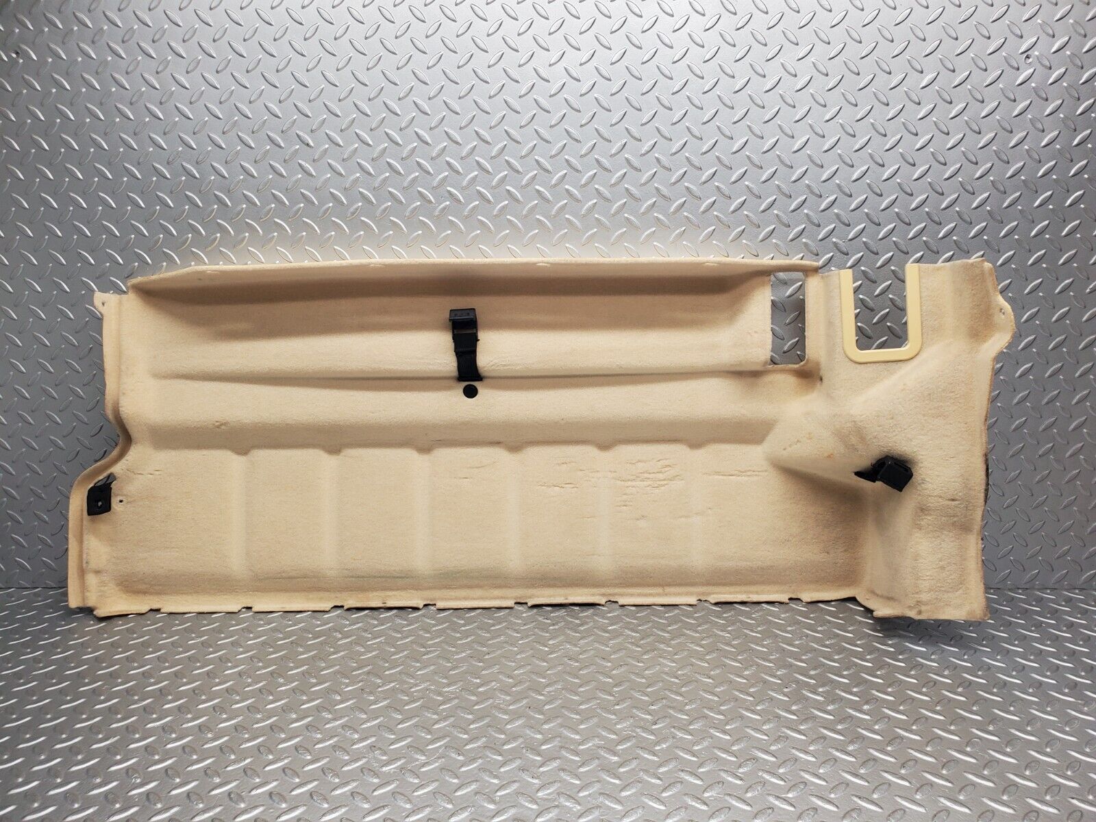 46862 Mercedes-Benz R129 320SL Coupe Fuel Tank Cover Plate Carpet Beige 1296903741