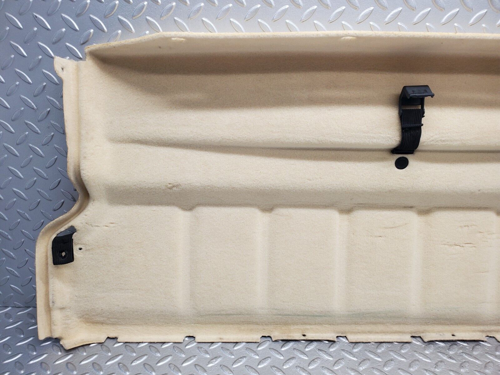 46862 Mercedes-Benz R129 320SL Coupe Fuel Tank Cover Plate Carpet Beige 1296903741