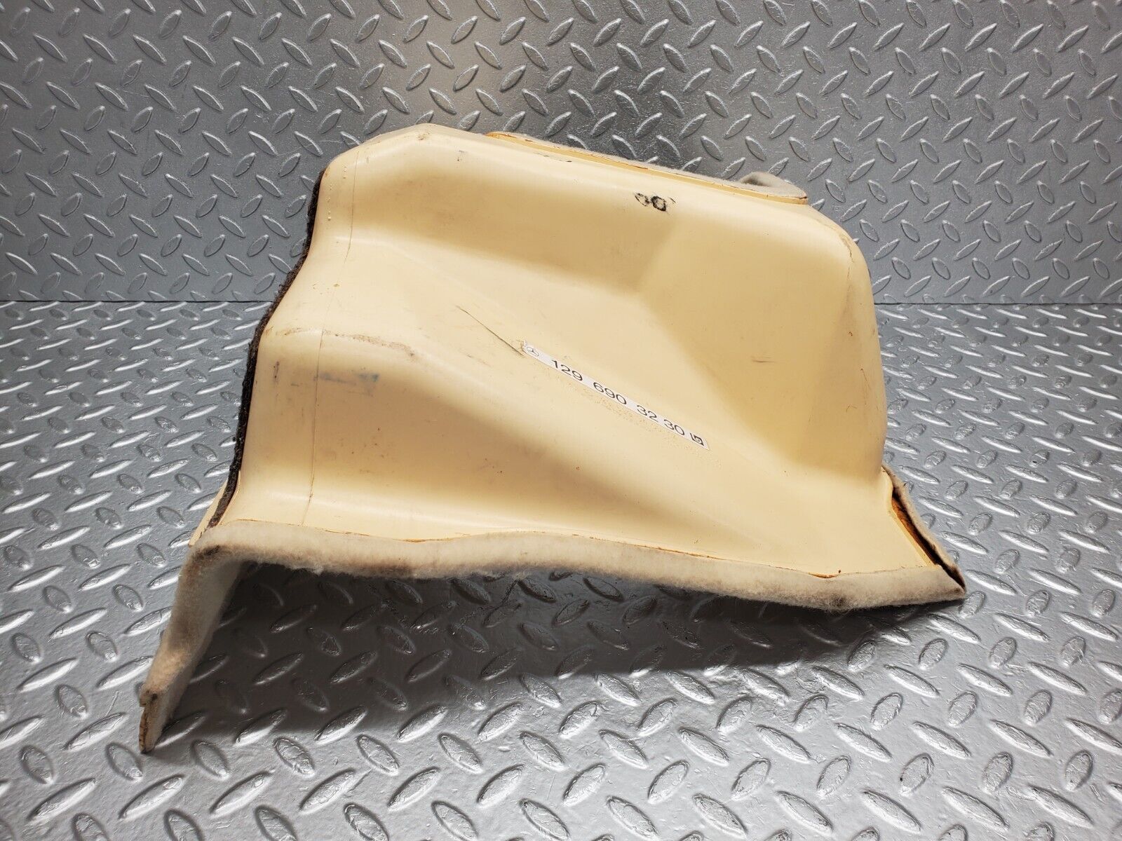 46889 Mercedes-Benz R129 320SL Coupe Trunk Boot Battery Cover Beige 1296930433 1296903230