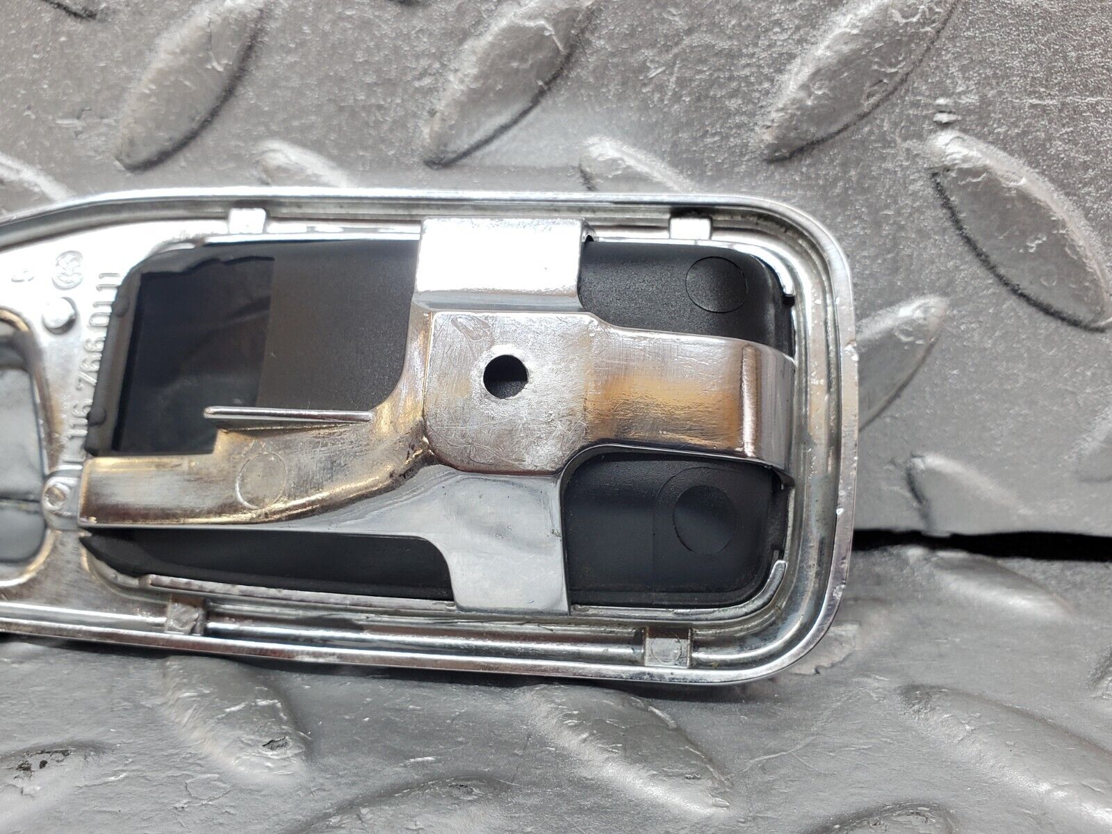 44407 Mercedes-Benz W123 280E Chrome Frame For Door Opener Left 1167660111