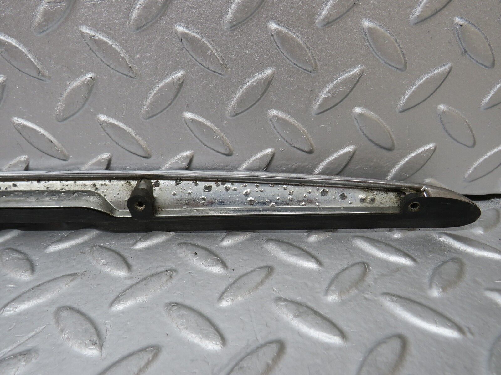 35490 Mercedes-Benz R107 280SL Trunk Chrome Handle Moulding 1077580202