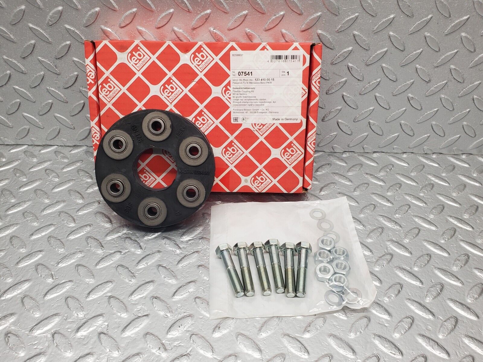 46059 Mercedes-Benz W126 420SE Propshaft Joint Rubber New 1234100015 FEBI