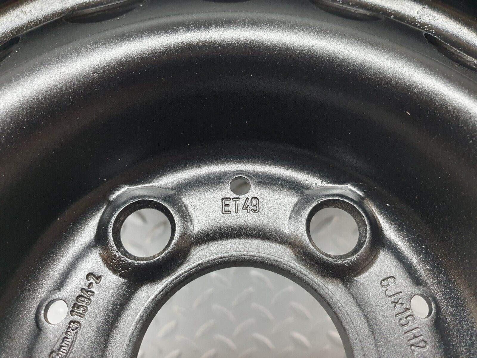 44244 Mercedes-Benz Steel Wheel 6Jx15H2 ET49 1244000602