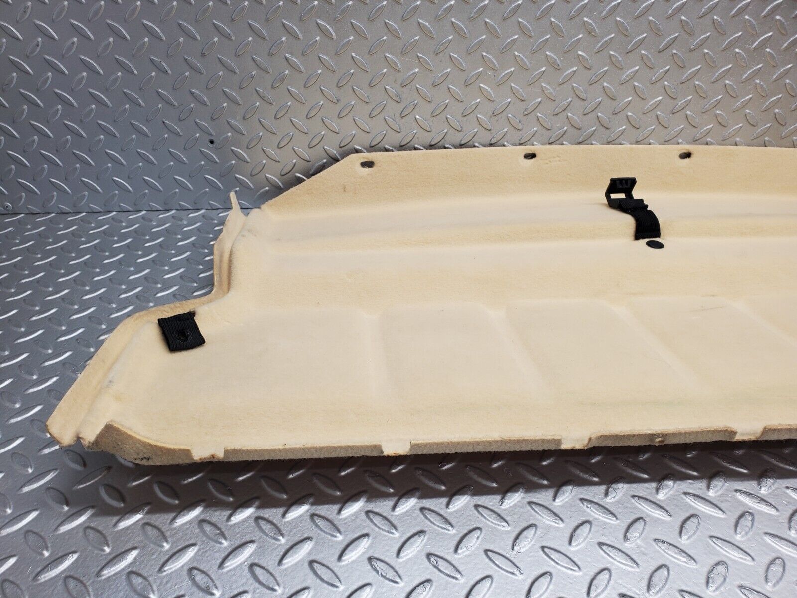 46862 Mercedes-Benz R129 320SL Coupe Fuel Tank Cover Plate Carpet Beige 1296903741