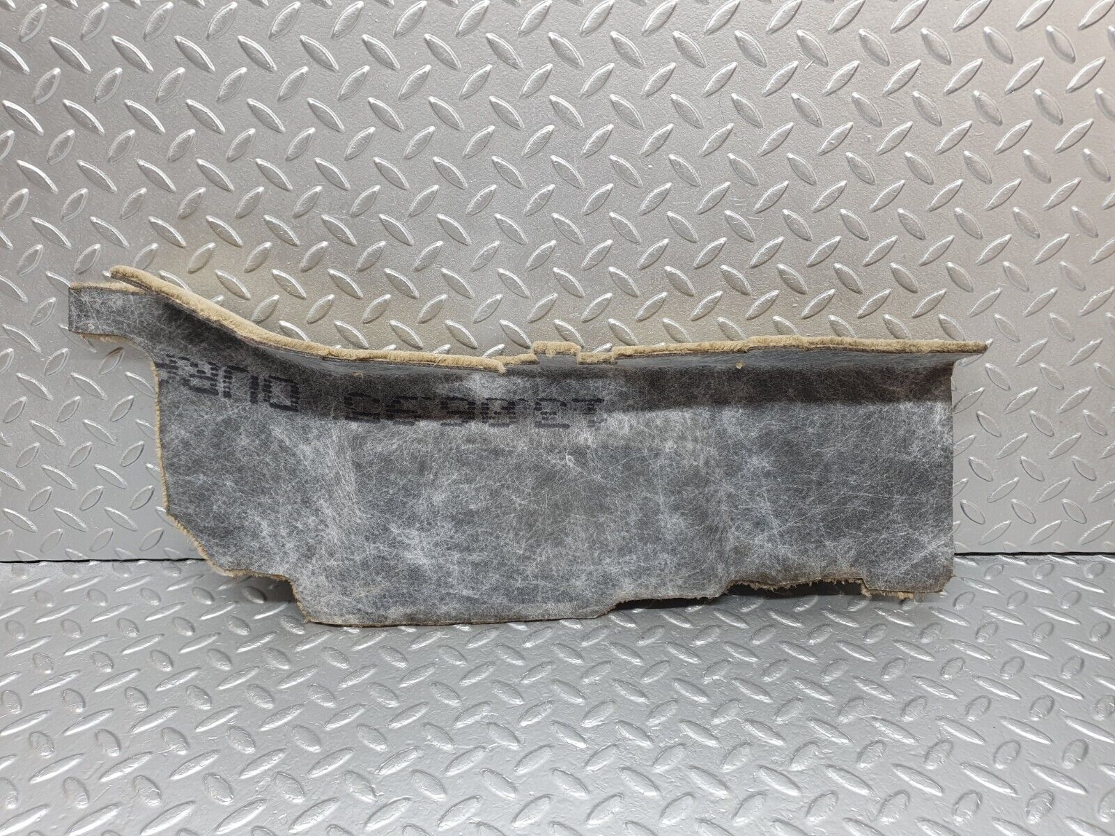 42185 Mercedes-Benz R129 320SL Coupe Rear Floor Cross Member Mat Carpet Beige