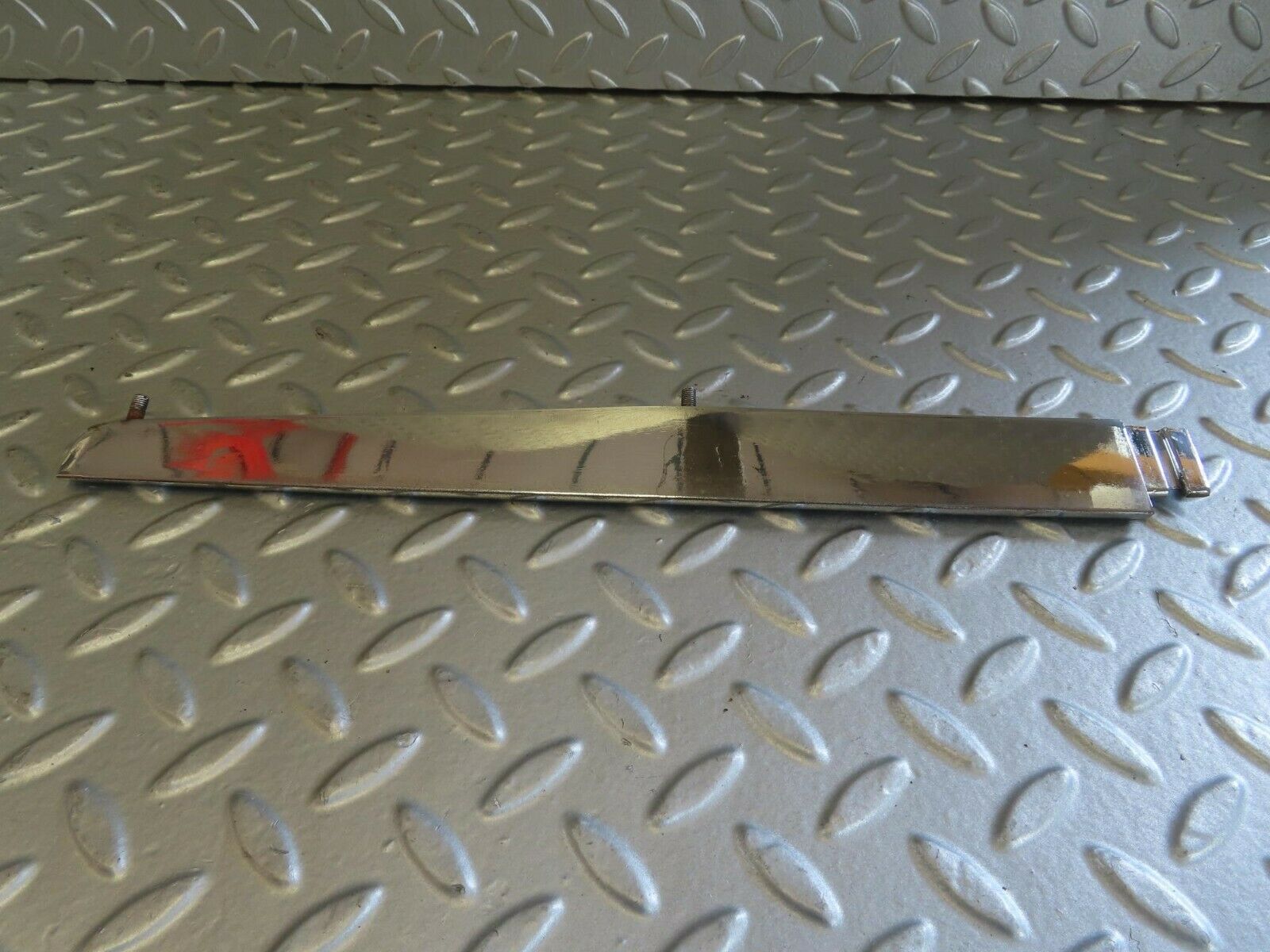 15719 Mercedes-Benz R107 450SL Trunk Chrome Handle Moulding Right 1076901480