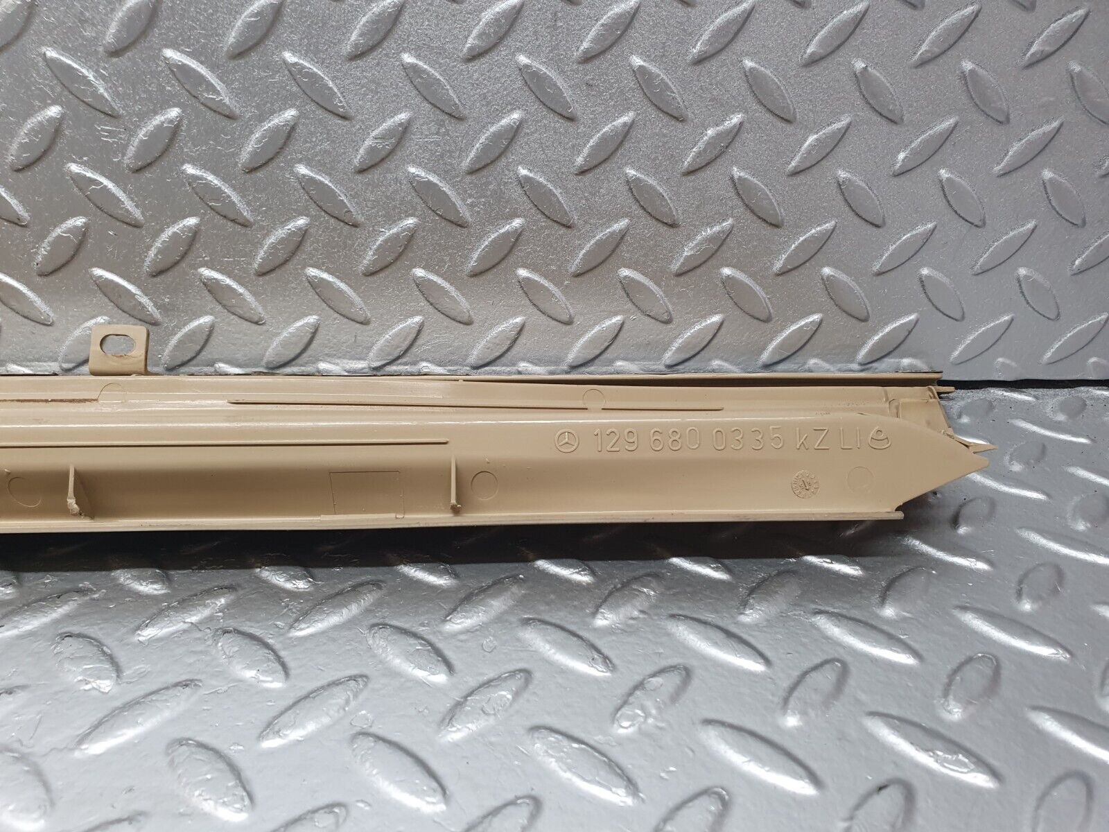 42445 Mercedes-Benz R129 320SL Coupe Left Door Sill Beige 1296800335