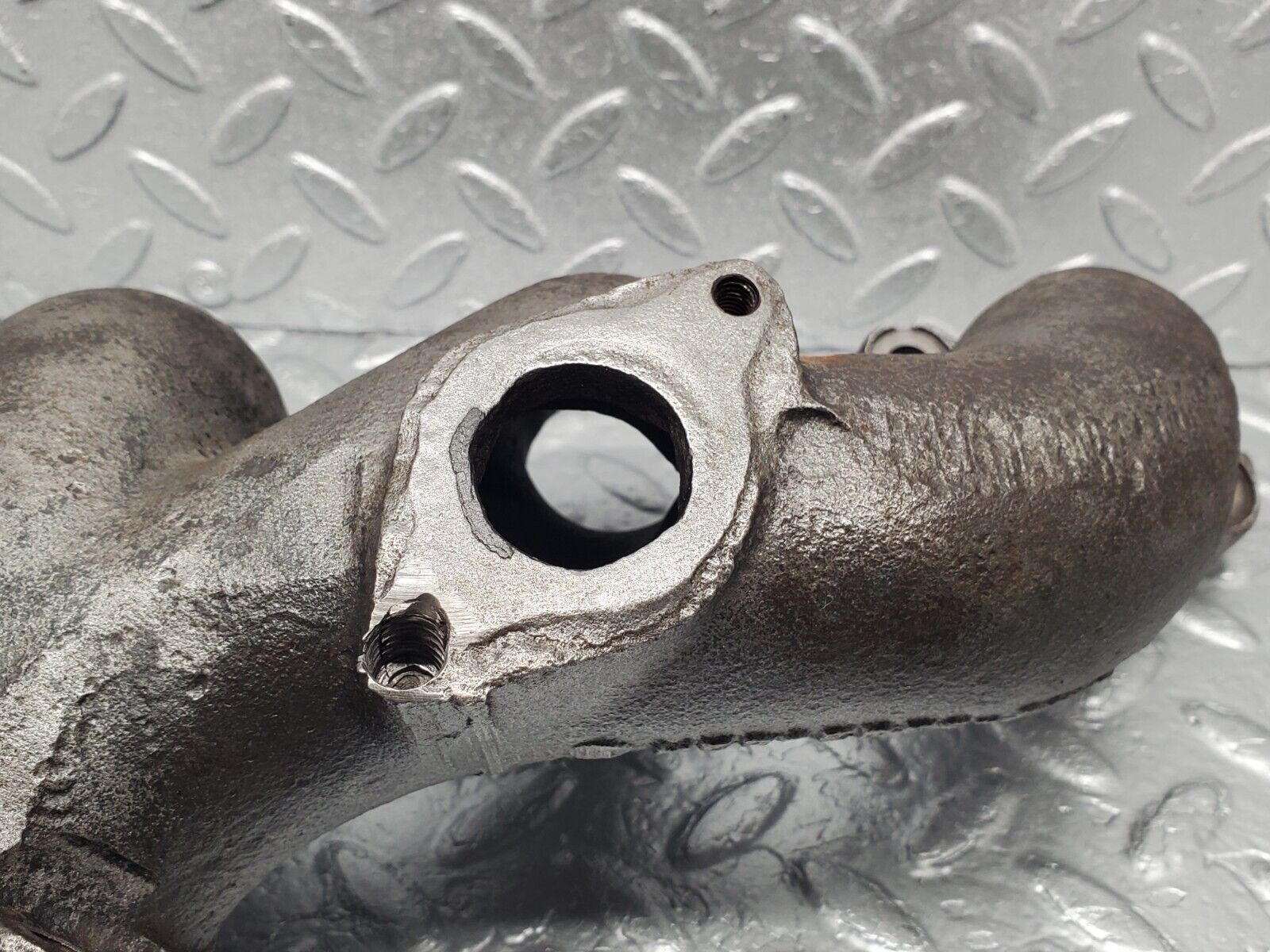 46706 Mercedes-Benz C123 280CE Coupe Exhaust Manifold Cylinder 1-3 1101424302