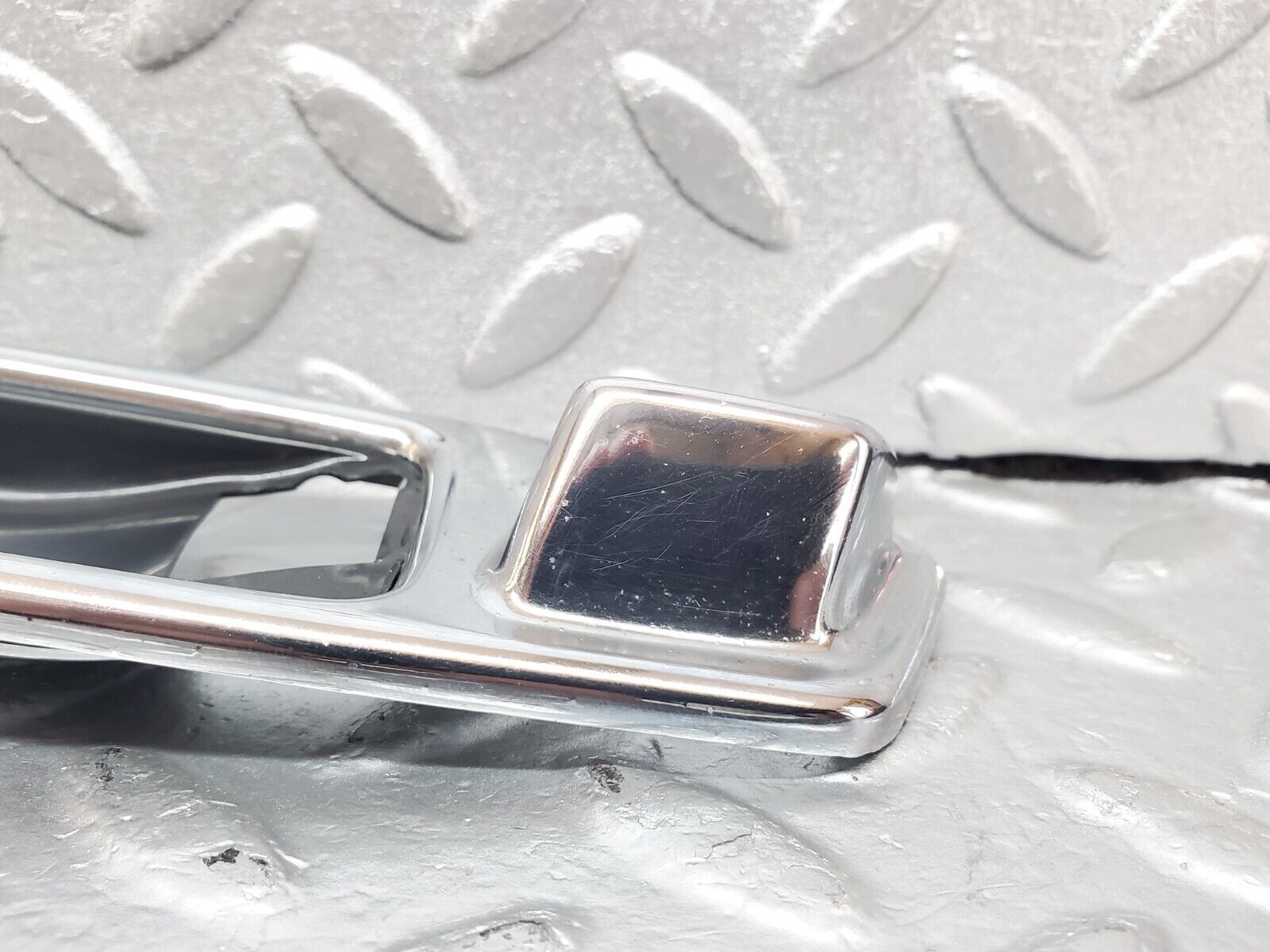 44407 Mercedes-Benz W123 280E Chrome Frame For Door Opener Left 1167660111