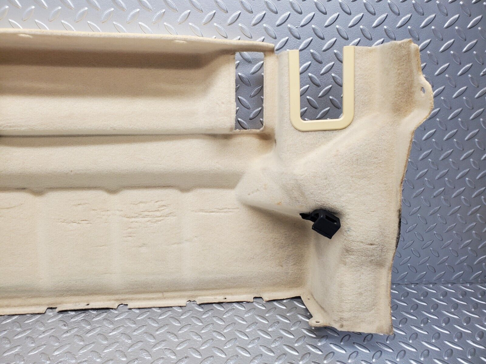 46862 Mercedes-Benz R129 320SL Coupe Fuel Tank Cover Plate Carpet Beige 1296903741