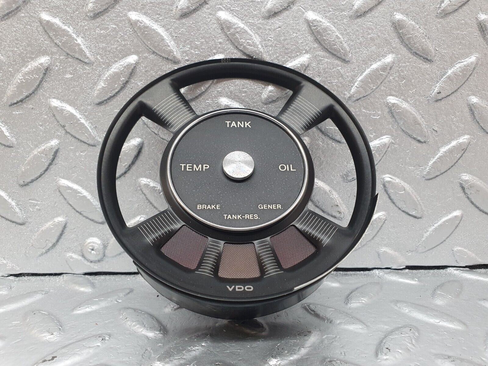 43349 Mercedes-Benz W108 280SE Temperature Fuel Oil Gauge Instrument Surround