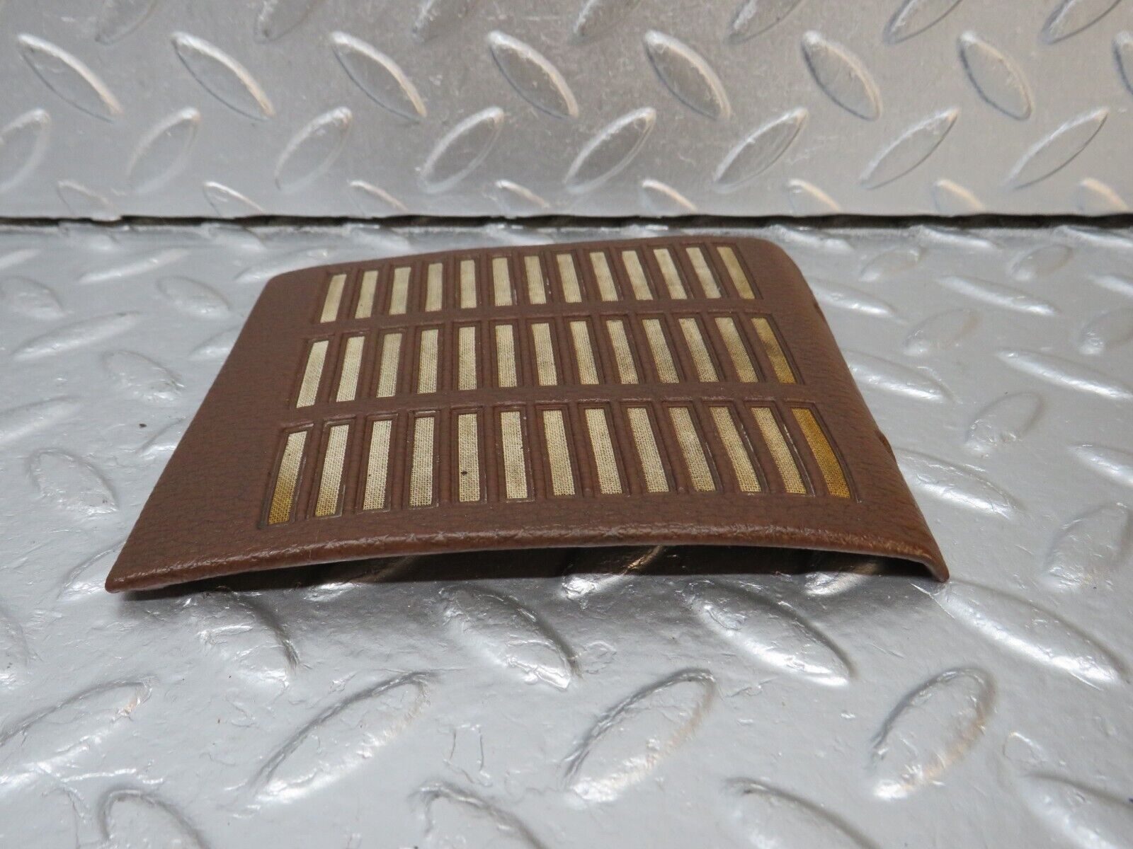 39815 Mercedes-Benz R107 350SL Dashboard Speaker Cover Brown Right Side