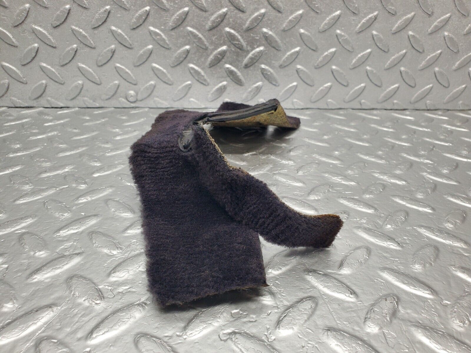 46428 Mercedes-Benz C123 280CE Coupe Front Right Seat Rail Cover Carpet Black