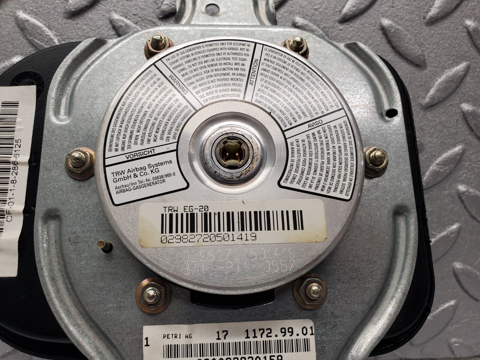 46798 Mercedes-Benz R129 320SL Coupe Left Door Airbag 1298601505