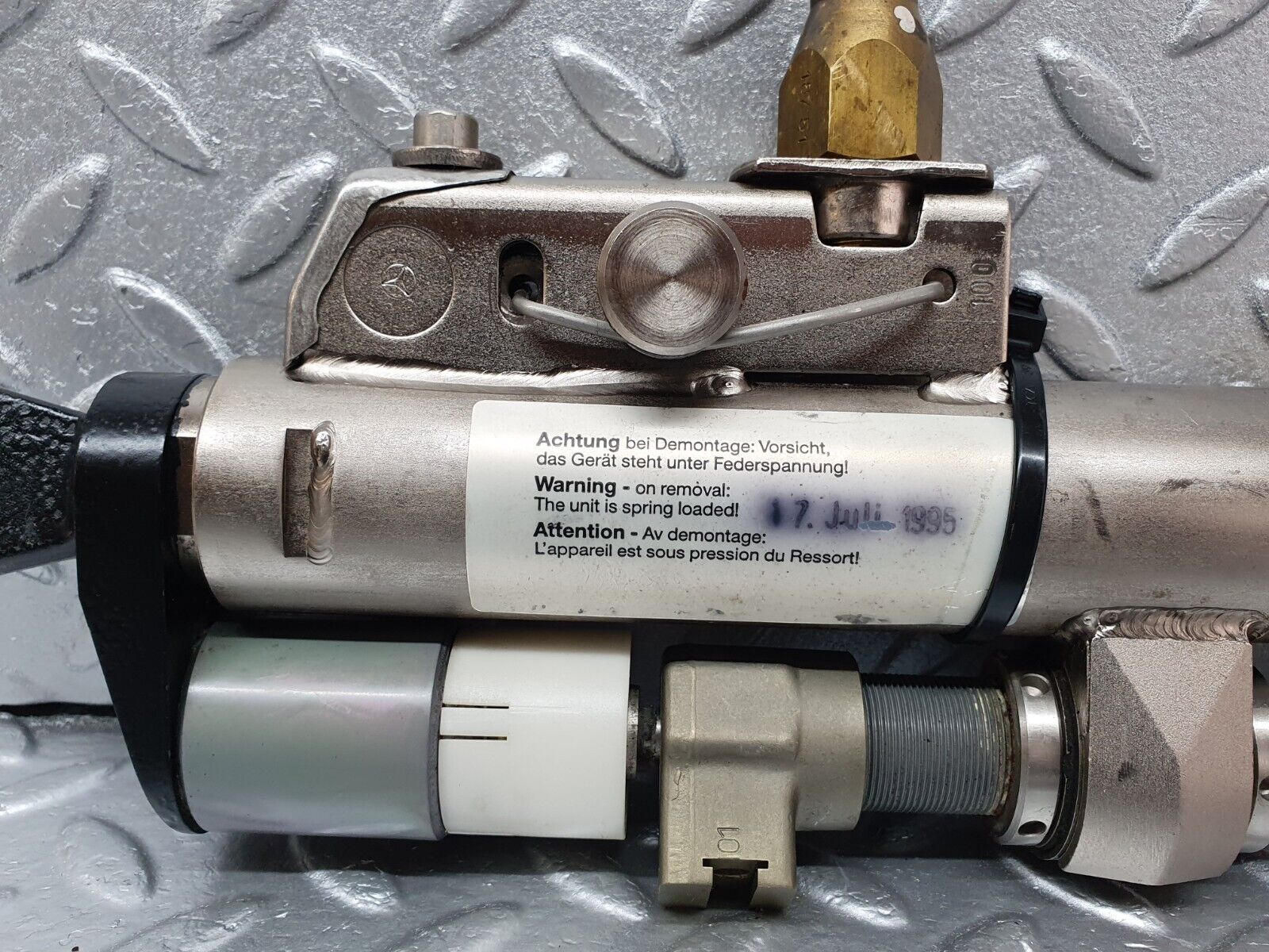 42150 Mercedes-Benz R129 320SL Coupe Roll Bar Hydraulic Cylinder Right 1298600435