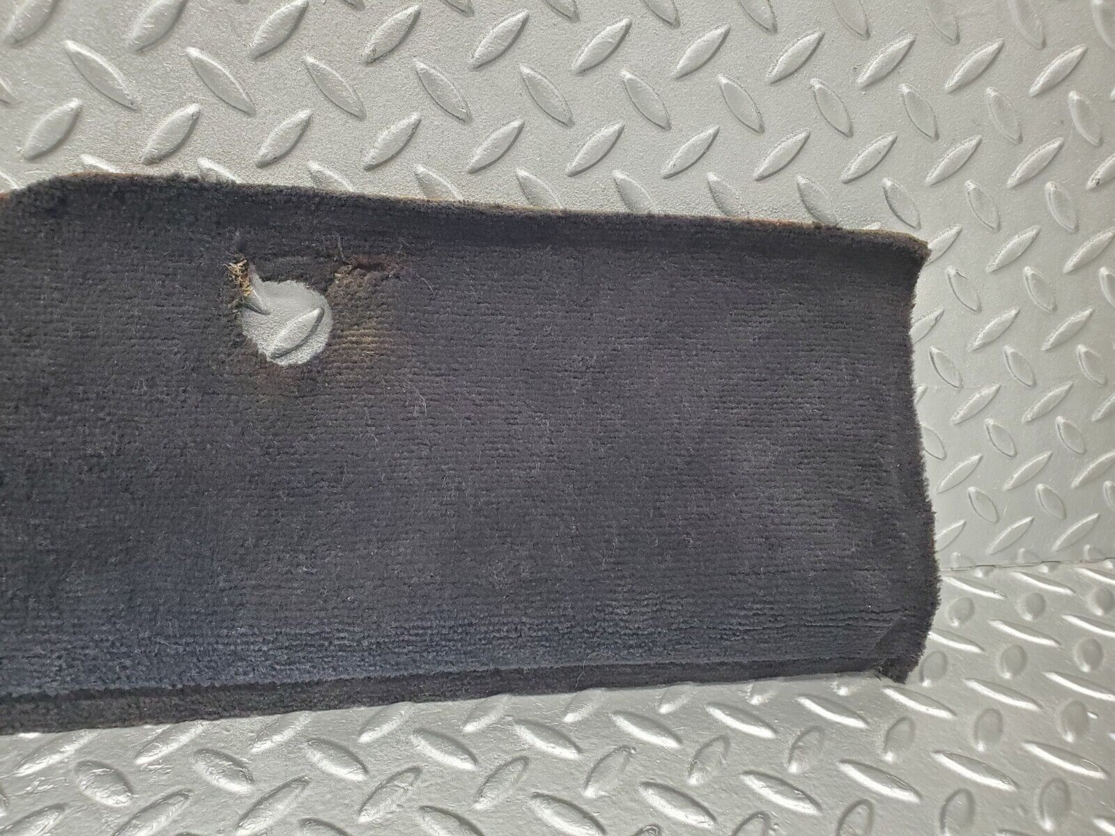 46418 Mercedes-Benz C123 280CE Coupe Door Sill Floor Carpet Left Side Black