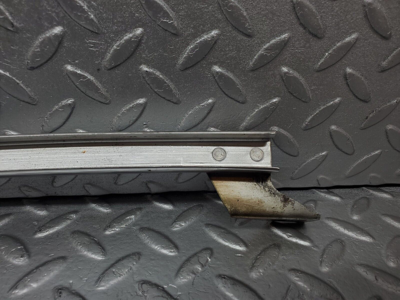 44319 Mercedes-Benz W123 280E Rear Left Chrome Window Channel