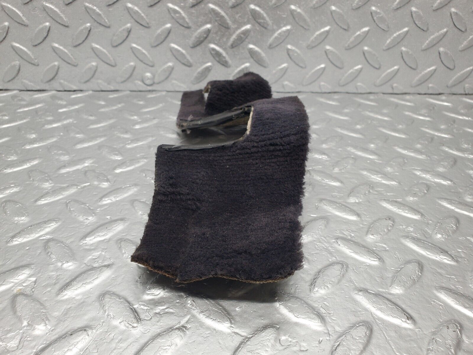 46429 Mercedes-Benz C123 280CE Coupe Front Left Seat Rail Cover Carpet Black