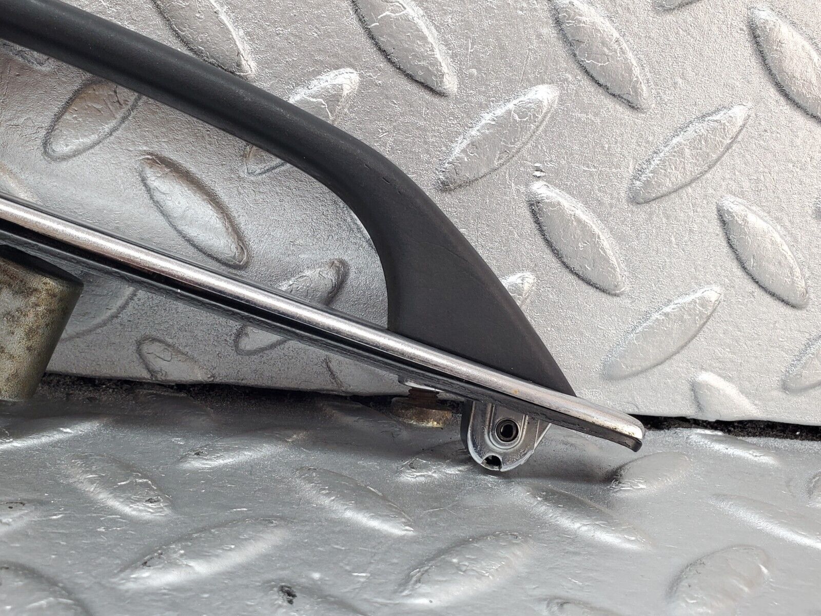 44394 Mercedes-Benz W123 280E Rear Left Exterior Door Handle 1237600359