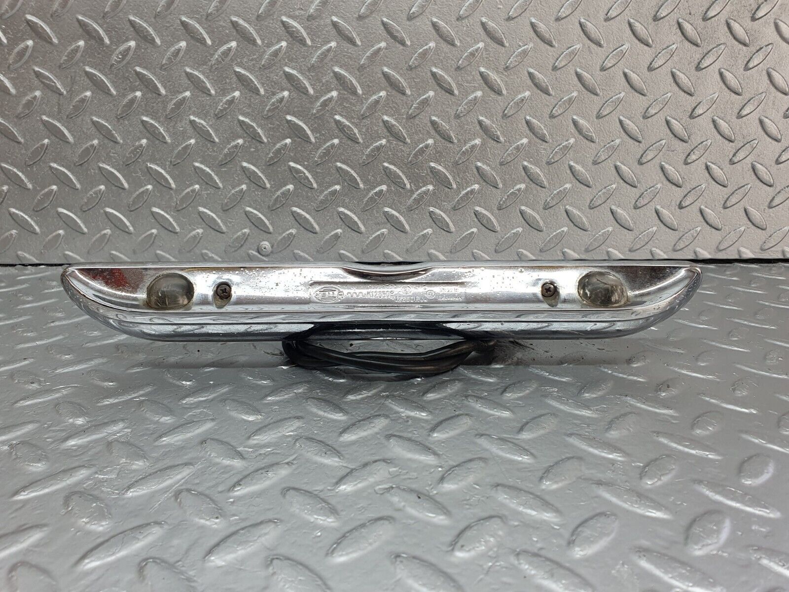 43163 Mercedes-Benz W108 280SE Number Plate Light Trunk Chrome Hella K12860 12860R4