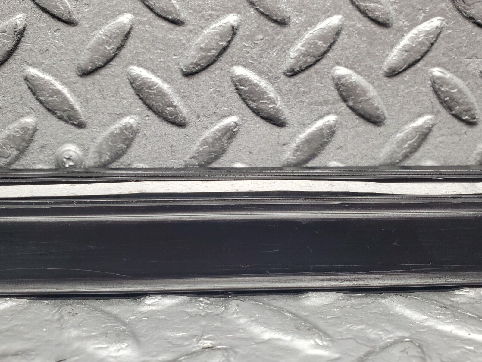 46330 Mercedes-Benz C123 280CE Coupe Door Sill Trim Black Left Side