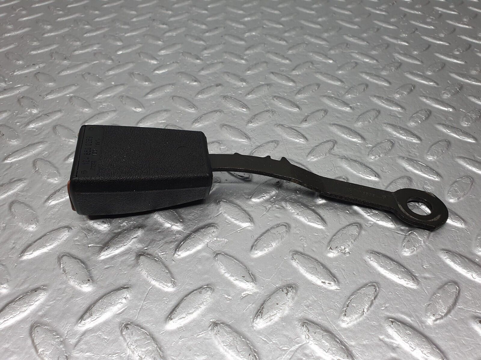 41696 Mercedes-Benz W124 200E Front Right Seat Belt With Buckle 1248604085 1268580011