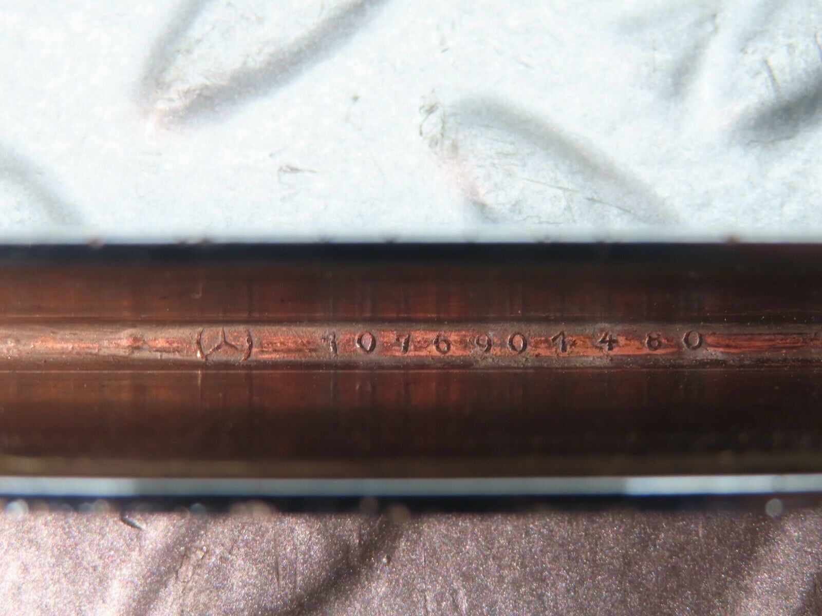 20568 Mercedes-Benz R107 450SL Trunk Chrome Handle Right Side 1076901480