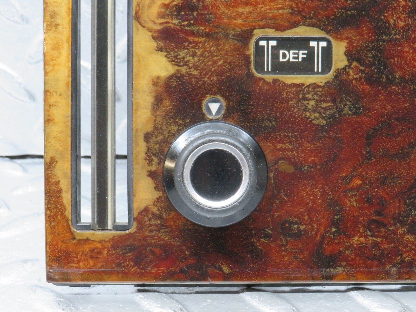 39886 Mercedes-Benz R107 350SL Heater Control Wood Panel