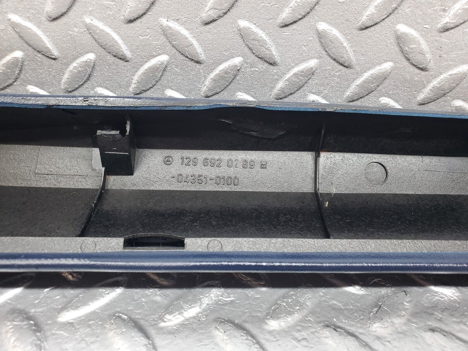 45100 Mercedes-Benz R129 300SL Coupe A Pillar Cover Right Side Blue 1296920289