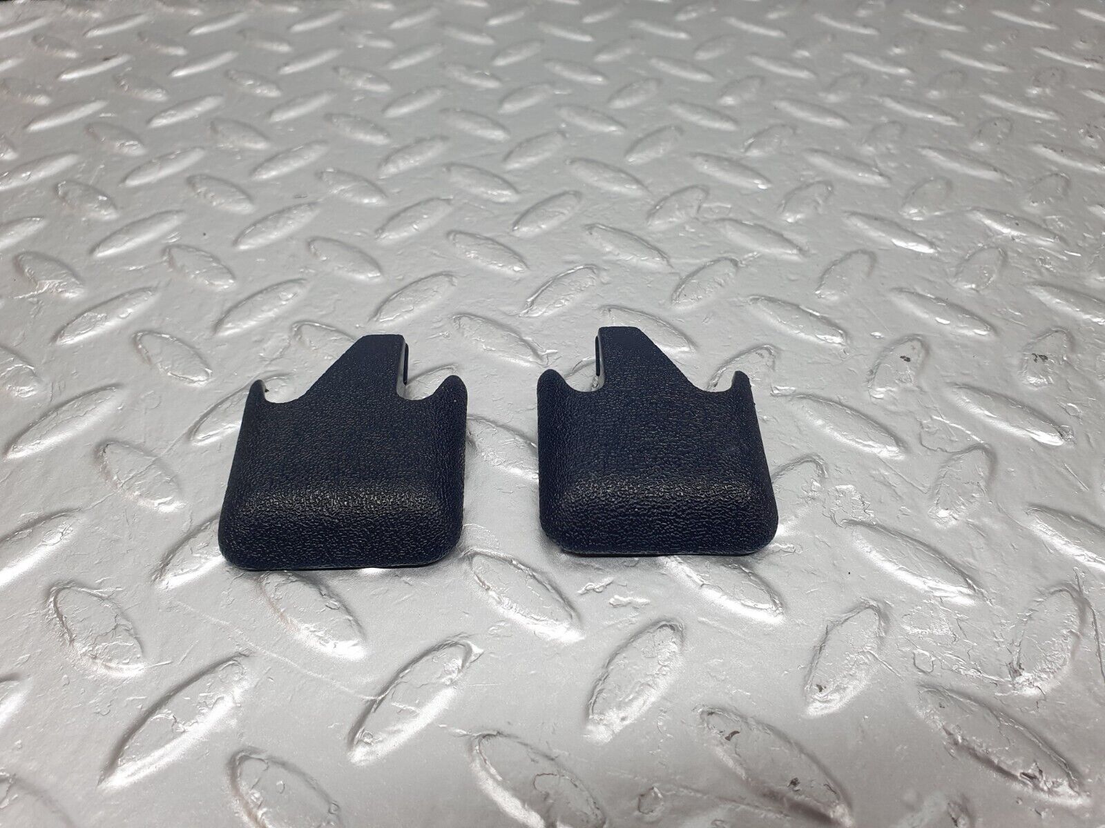 42906 Mercedes-Benz W201 190 2.0L Front Seat Rail Trim Cover Blue 1246842118 1246842218