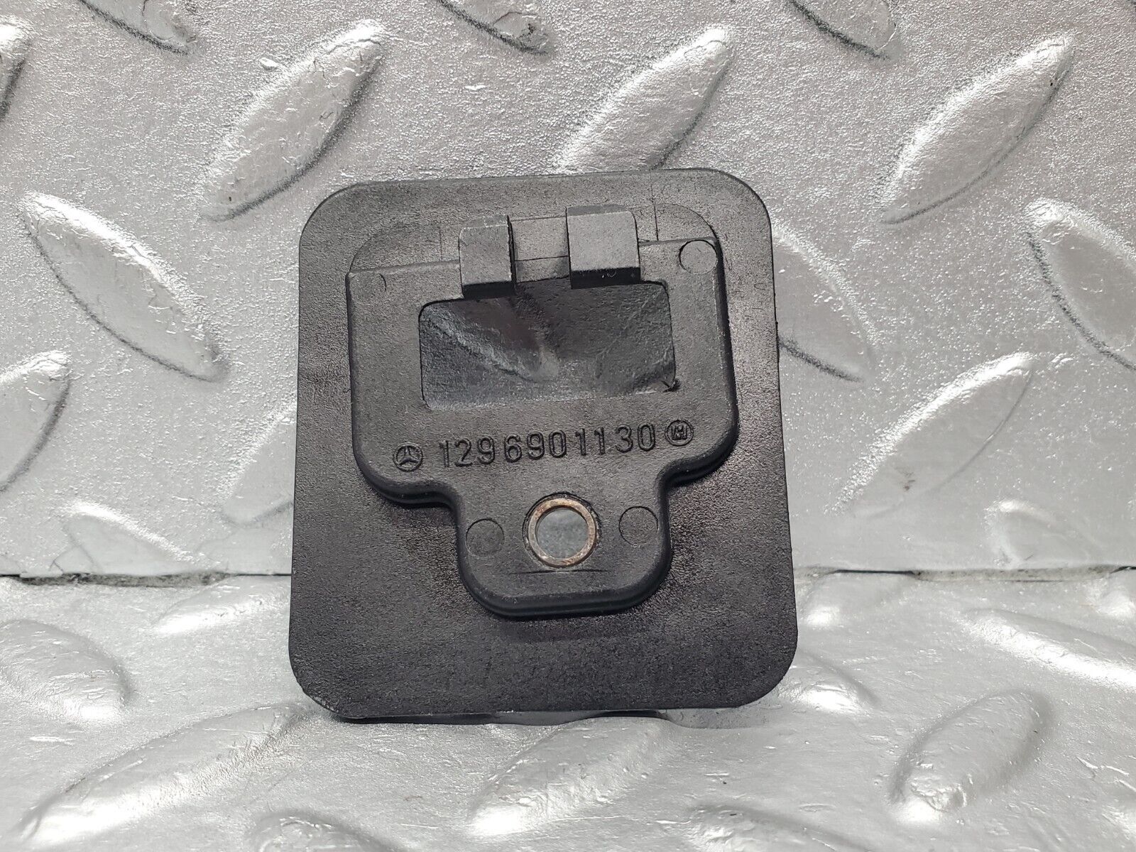 46781 Mercedes-Benz R129 320SL Coupe Roof Lock Cover Trim Pair 1296901230 1296901130