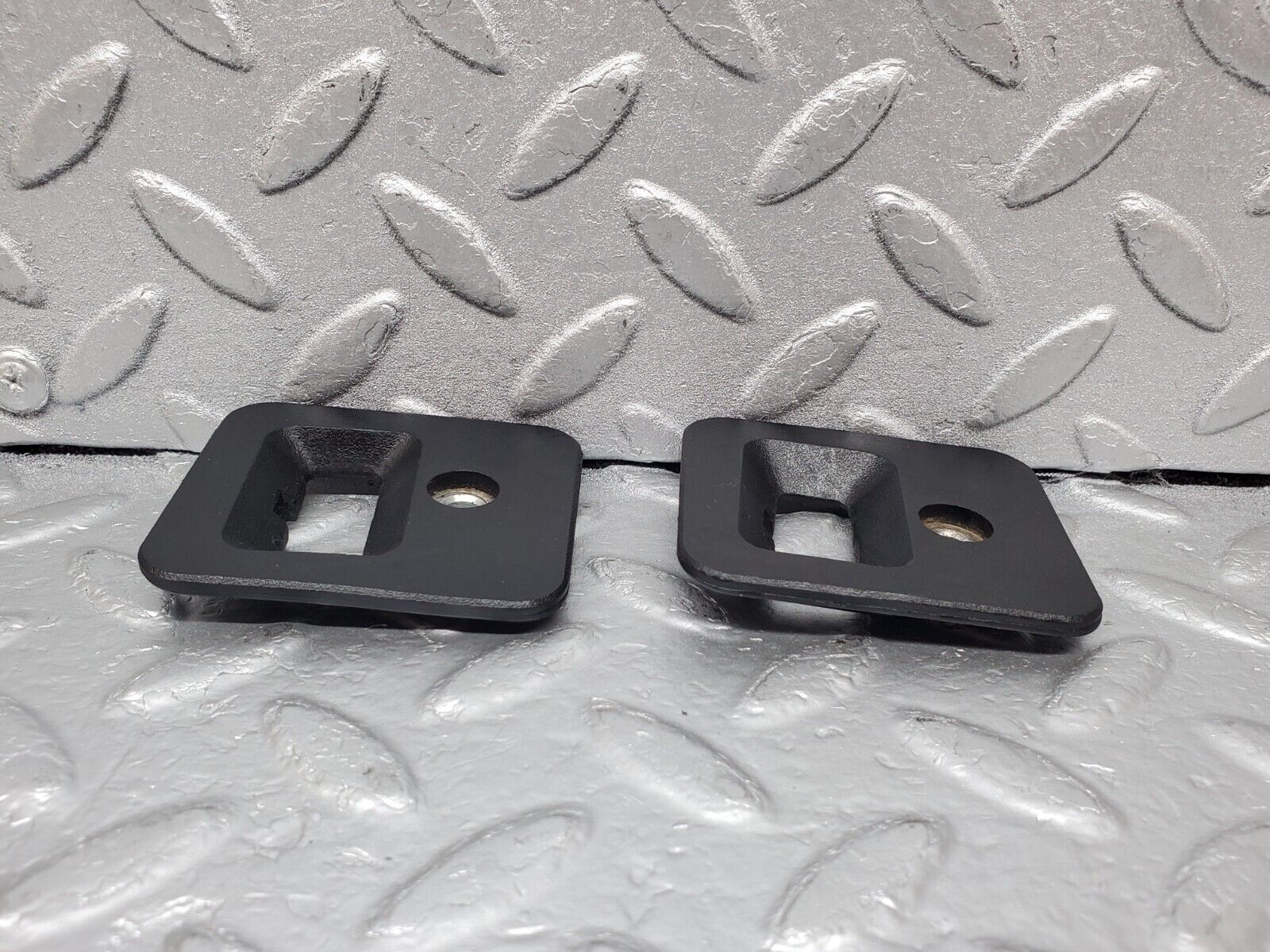 44957 Mercedes-Benz R129 300SL Coupe Roof Lock Cover Trim Pair 1296901130 1296901230