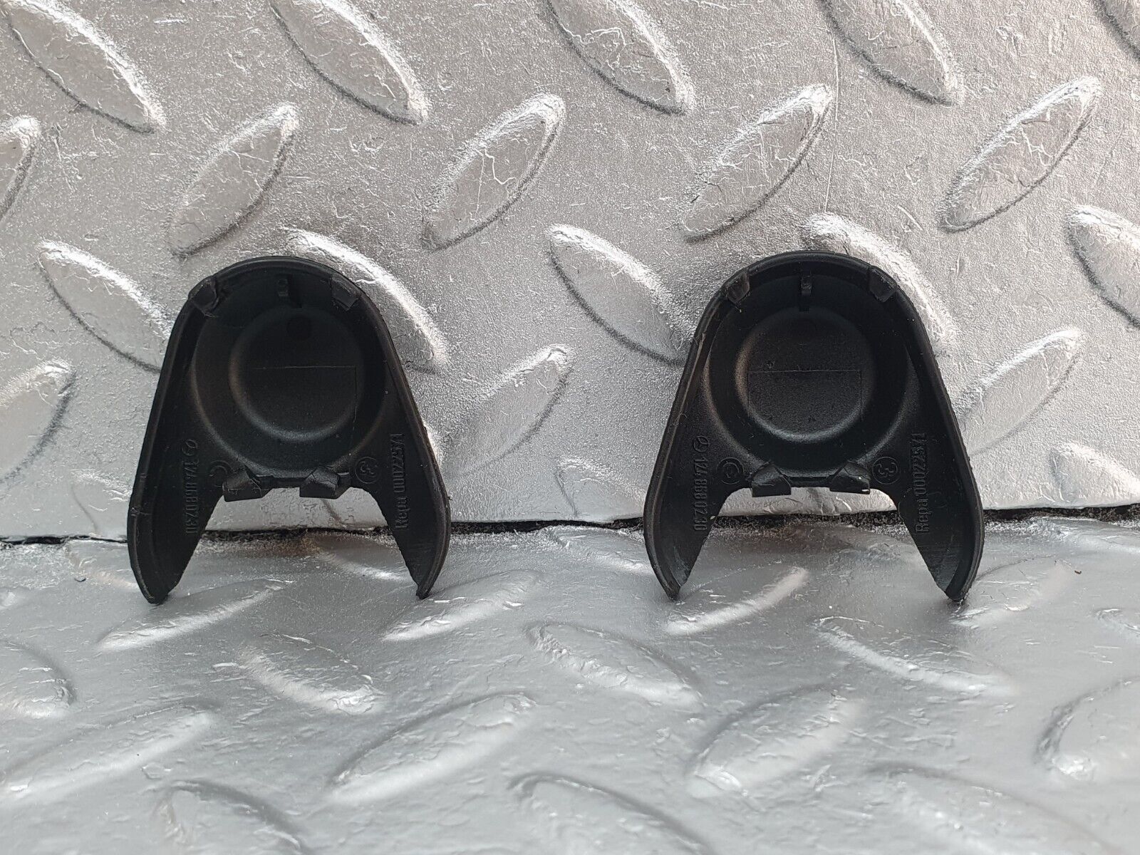 42961 Mercedes-Benz W201 190 2.0L Seat Belt Cover Pair 1248680230