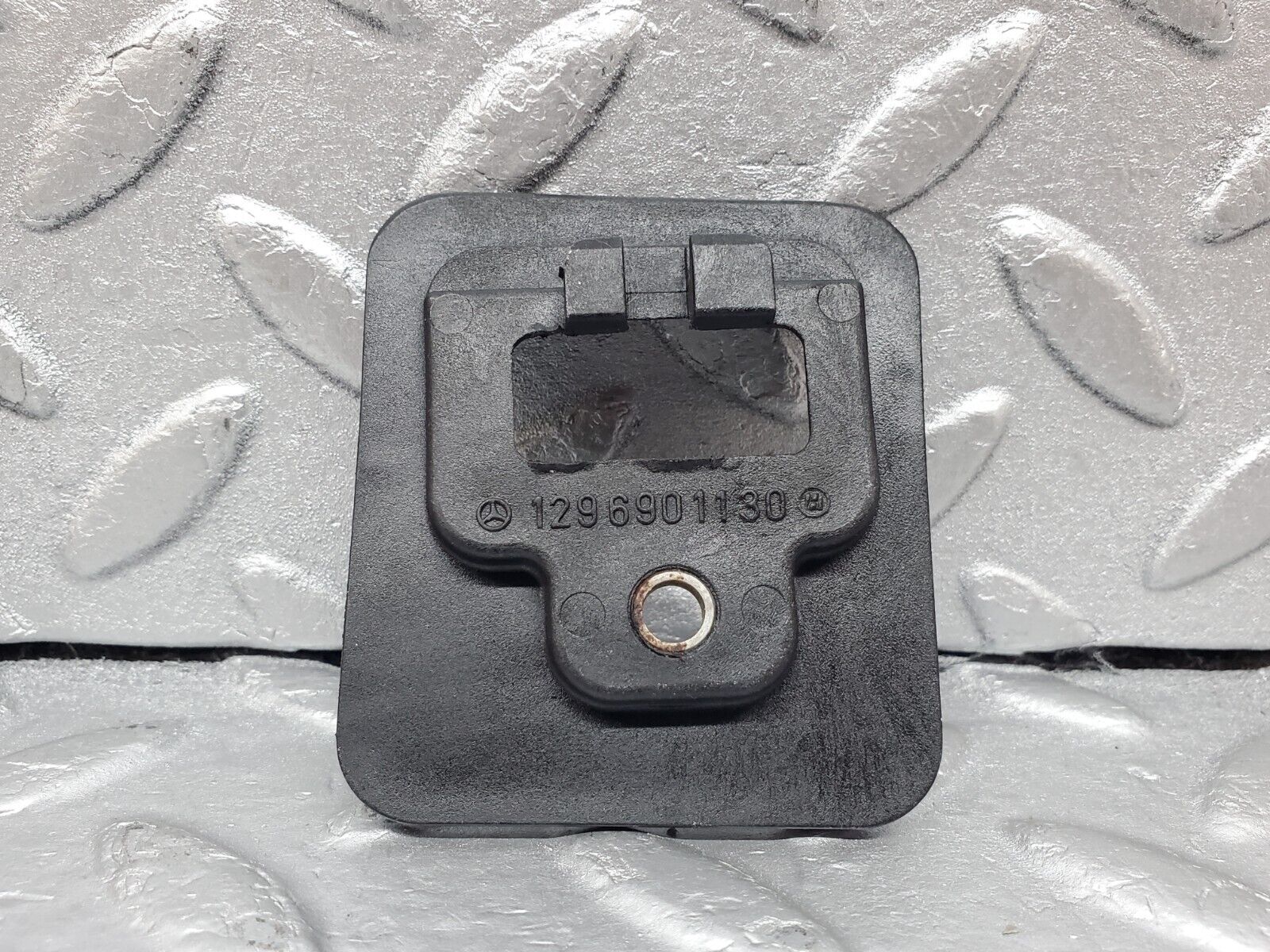 44957 Mercedes-Benz R129 300SL Coupe Roof Lock Cover Trim Pair 1296901130 1296901230