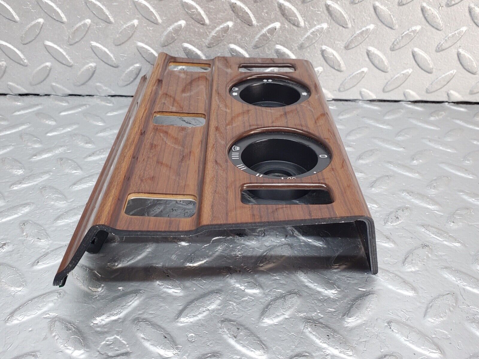 44600 Mercedes-Benz W124 220E Heater Control Panel Wood Trim 1246830275