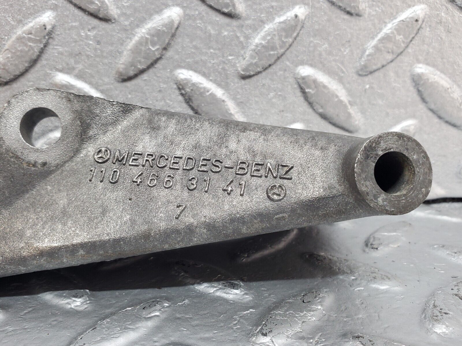 44401 Mercedes-Benz W123 280E Power Steering Pump Bracket 1104663141