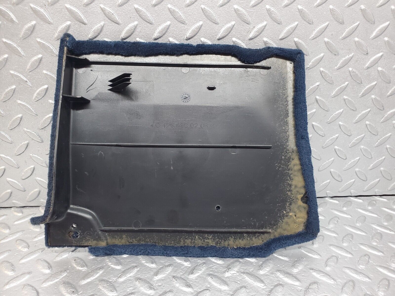 45169 Mercedes-Benz R129 300SL Coupe Kick Panel Right Side Blue 1296880206